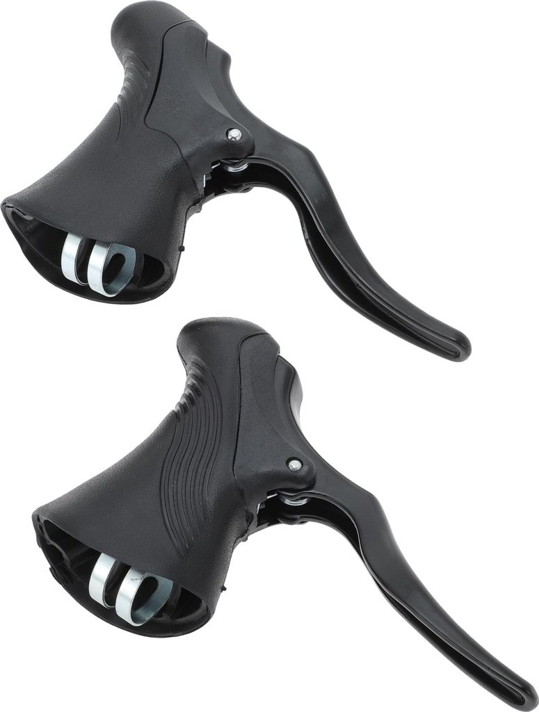 1 Paar Universalbremshebel, Aluminiumlegierung Fahrradbremshebel, Fahrradlenkerbremshebel für Rennrad Mountainbike, Schwarz