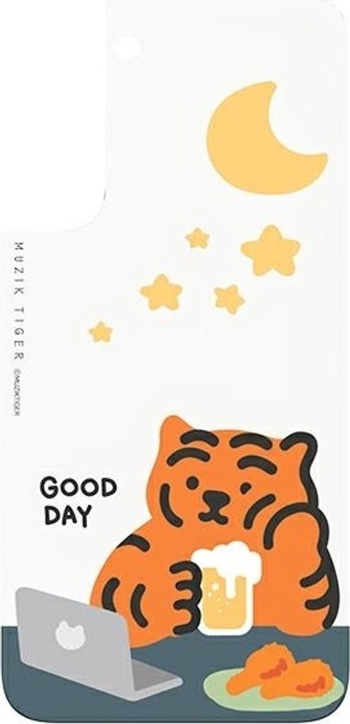 Panel Samsung Gp-Tou021Homow Do Etui Frame Cover Do Galaxy S22+ Muzik Tiger Biały/White