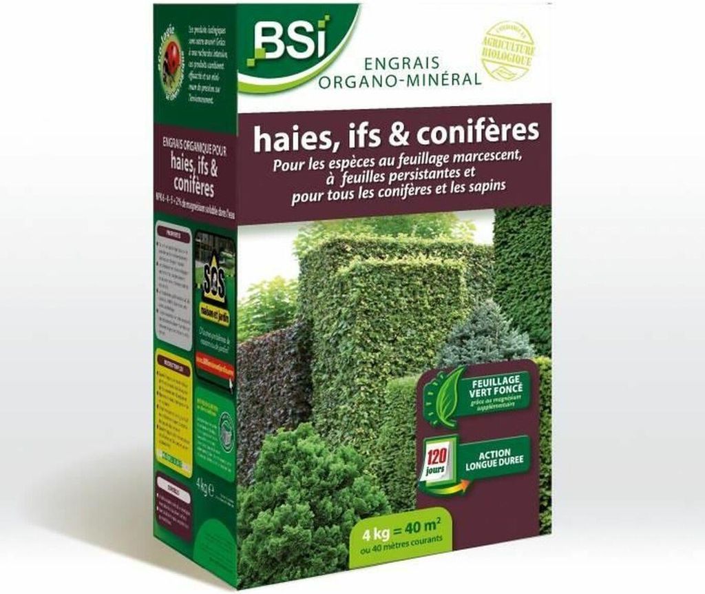 Organischer Dünger BSI Hedge / Yew / Conifer 4 Kg