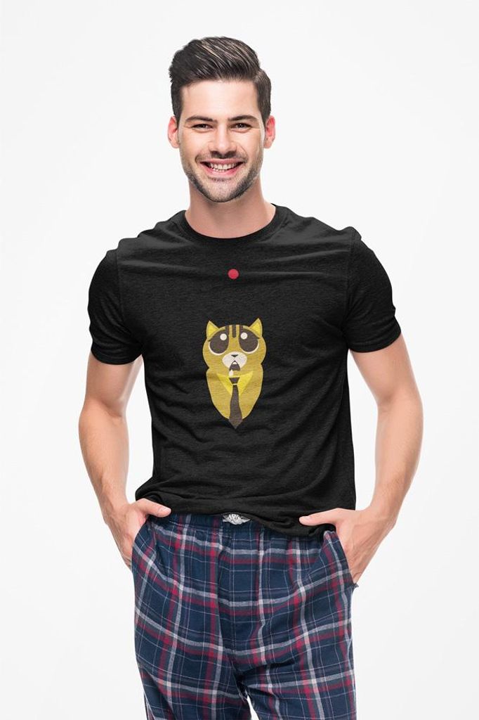 D&B Uni Polo ST00052 Cat Schwarz-Größe 3XL