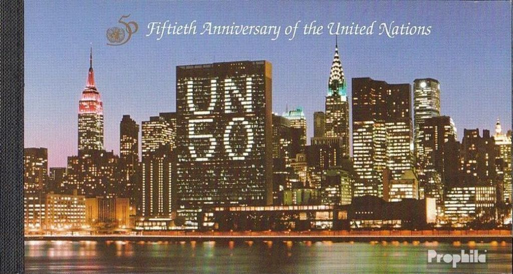 Briefmarken UNO - New York 1995 Mi MH1 (kompl.Ausg.) gestempelt 50 Jahre UNO