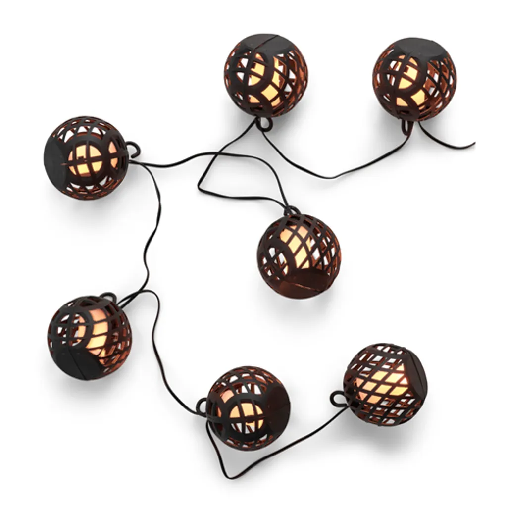 Kynast Garden Catena luminosa solare a LED con 8 lanterne lunghezza 2 m