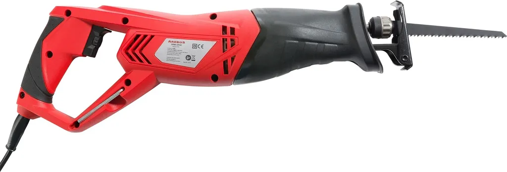 AREBOS Scie sabre 750W filaire avec 2 lames changement de lame sans outil