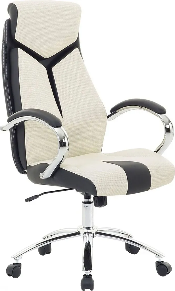 Siège de bureau beige réglable : finissez-en avec le mal de dos au travail