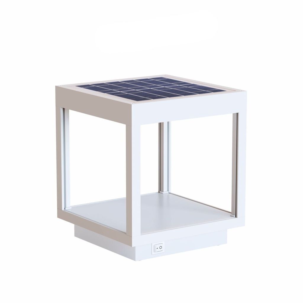 Lanterna Visor Solare a Led da 3,5w a batteria, IP54 Bianco Immagine del prodotto 