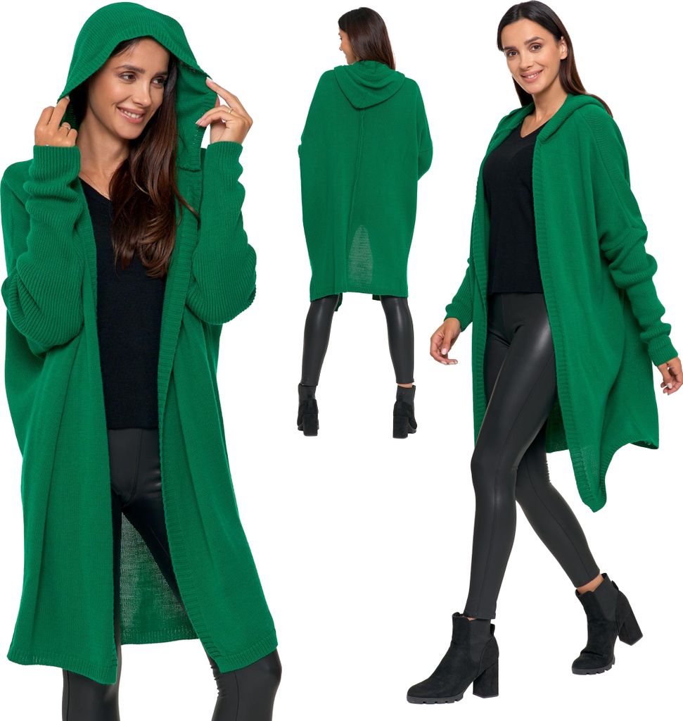 Moraj Damen Strickjacke Longpullover Cardigan Langarm Produktbild 1