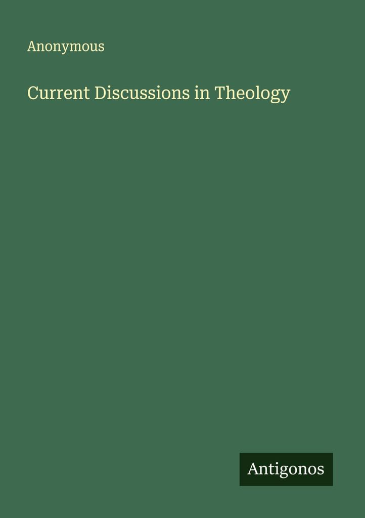 Aktuelle Debatten in der Theologie