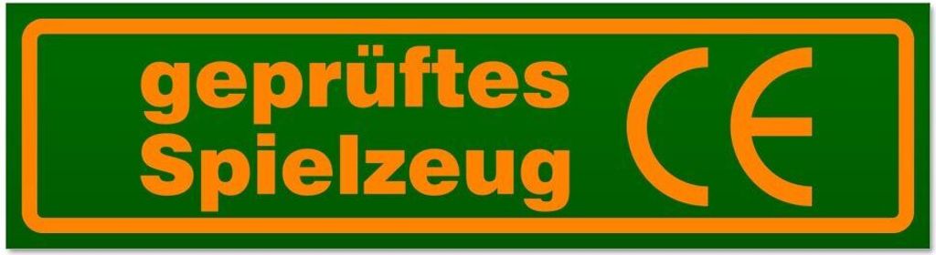 Kiwistar - Autoaufkleber - Orange - Grün - 30 x 8 cm - es Spielzeug - Hinweis Aufkleber Sticker für Auto, Kfz, Fahrrad, PKW, LKW