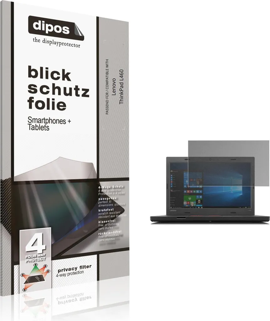 Filtro Privacy 4 Modi Lenovo L460 - Pellicola dipos per Professionisti