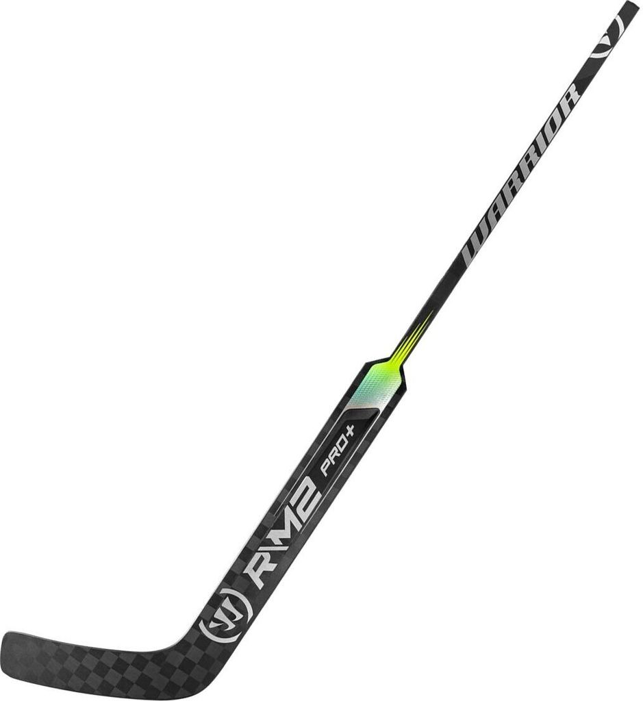 Warrior Ritual M2 Pro+ Composite Goalie Stick - Senior 27,5' Links, Biegung:w32 (mid), Farbe:schwarz/silber