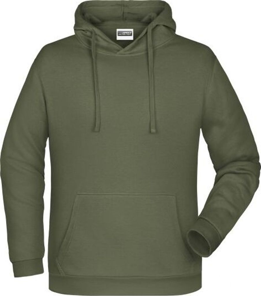 Promo Hoody Man Klassisches Kapuzensweat olive, Gr. L