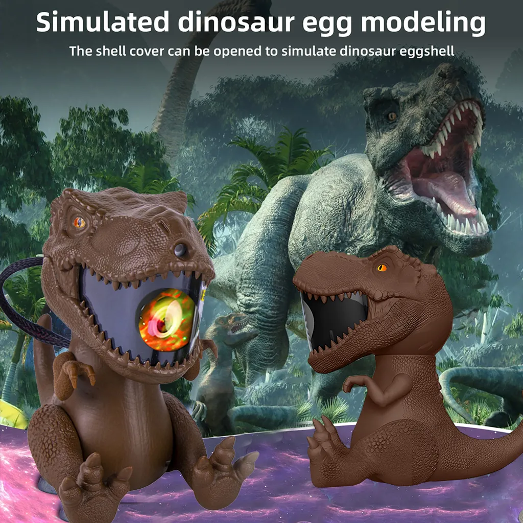 Proiettore Magico Aurora Dinosauro - Lampada Stelle Regalo Natale - 6