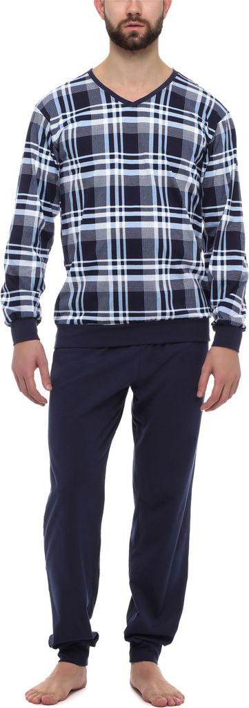 Timone Herren Schlafanzug TI30-107 (9555408 Marine, L)