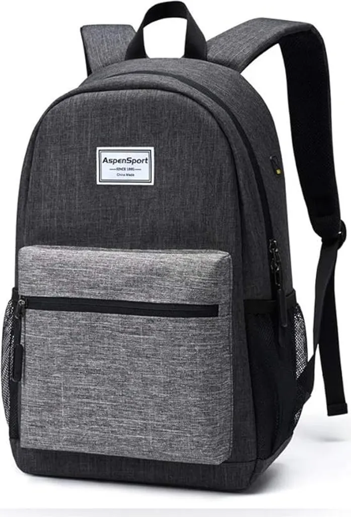 Zaino Aspensport 18 Litri Grigio: Design Compatto per Viaggiatori Smart