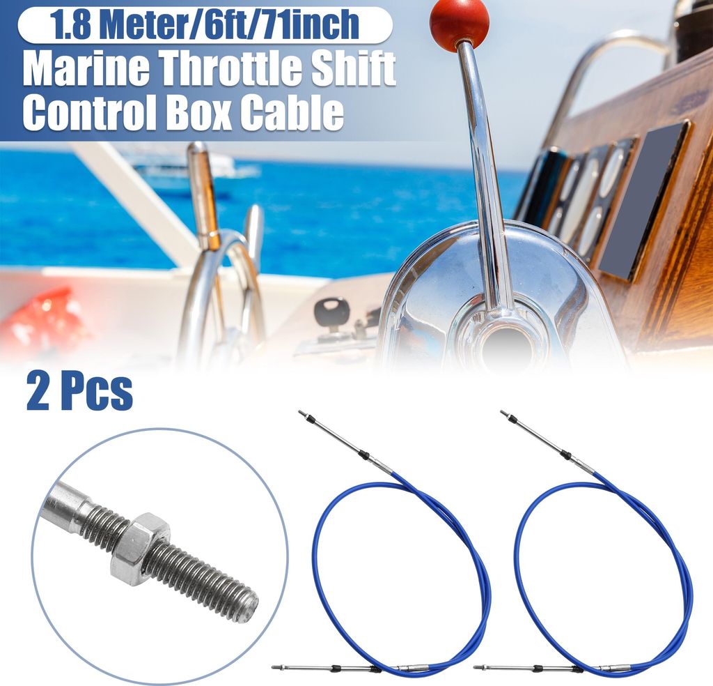 2pcs 6 ft 1,8 Mètre 71pouce Accélérateur Changement Vitesse Image du produit 