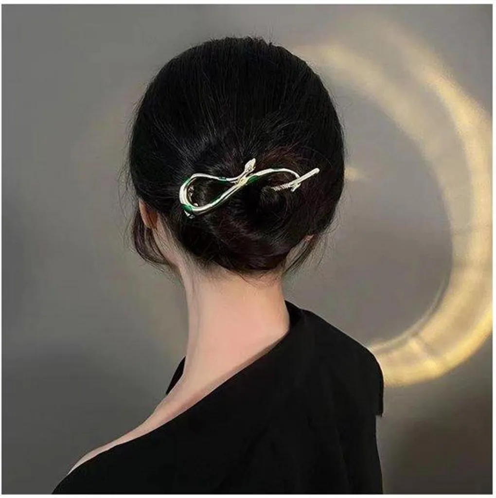 Barrettes décoratives dorées pour femme : pince à cheveux en métal or