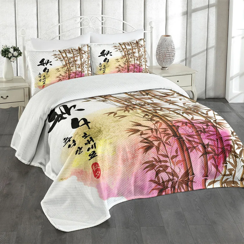 Copriletto Giapponese ABAKUHAUS: Design Artistico 264x220 cm King
