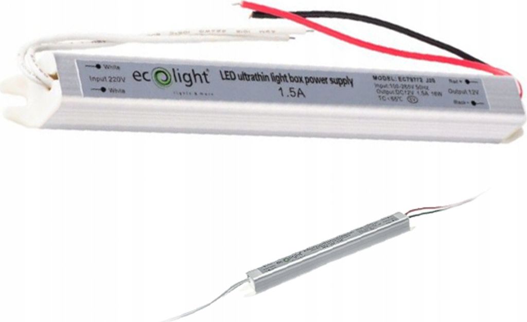 Modulárny napájací zdroj pre LED pásky Ultra SLIM 1,5A 18W Obrázok produktu 