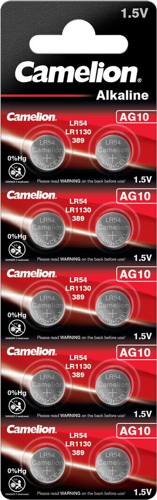 Camelion LR1130 Knopfzelle LR54 AG10 L1131 189 V10GA 389 Produktbild 