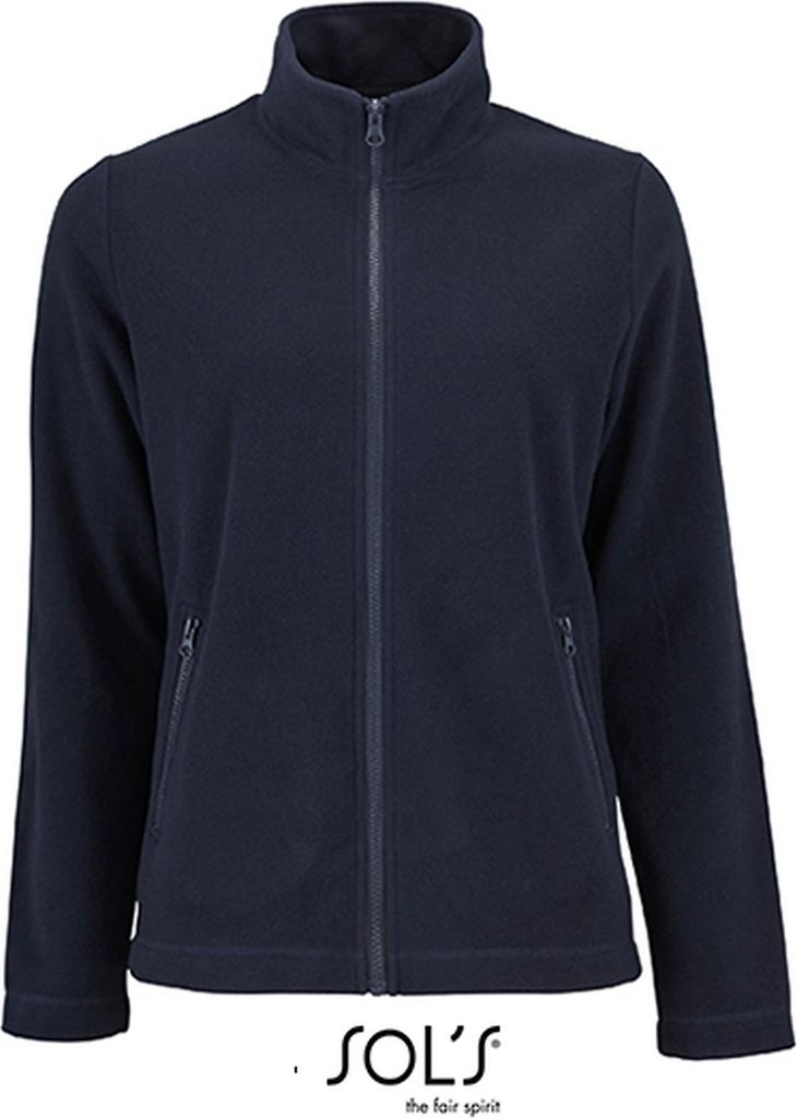 SOLs 02094 | Giacca donna in pile Norman - Colore: Navy - Immagine del prodotto 