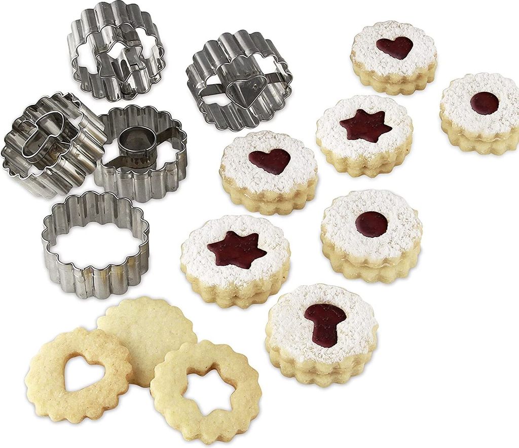 Dr. Oetker 5dílná sada mini lineckého cukroví z nerezové Obrázek produktu 10