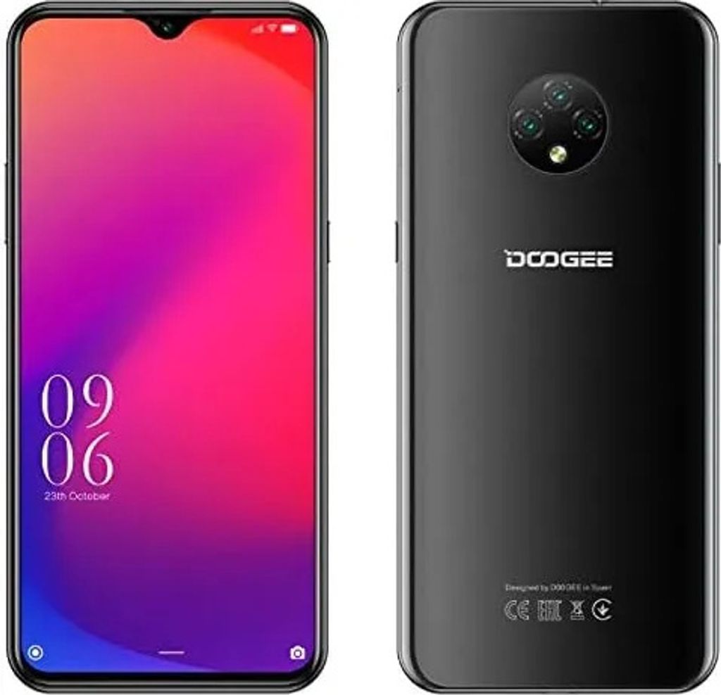 4G Smartphone ohne Vertrag Android 10 (2020), DOOGEE X95 Dual SIM Handy, 6,52-Zoll-Wassertropfen Vollbild, 4350mAh-Akku, 2GB+16GB, 13MP+2MP+2M