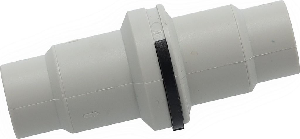 Rückschlagventil mit 1 1/2'' und 1 1/4'' Zoll Ab-/Zulauf Stil/Form: gerade