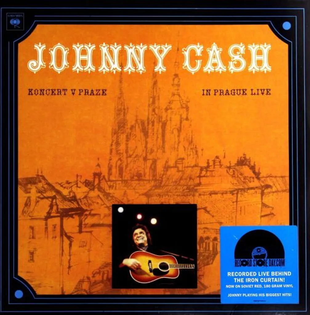 Album Live Johnny Cash In Prague pour Collectionneur Country Folk
