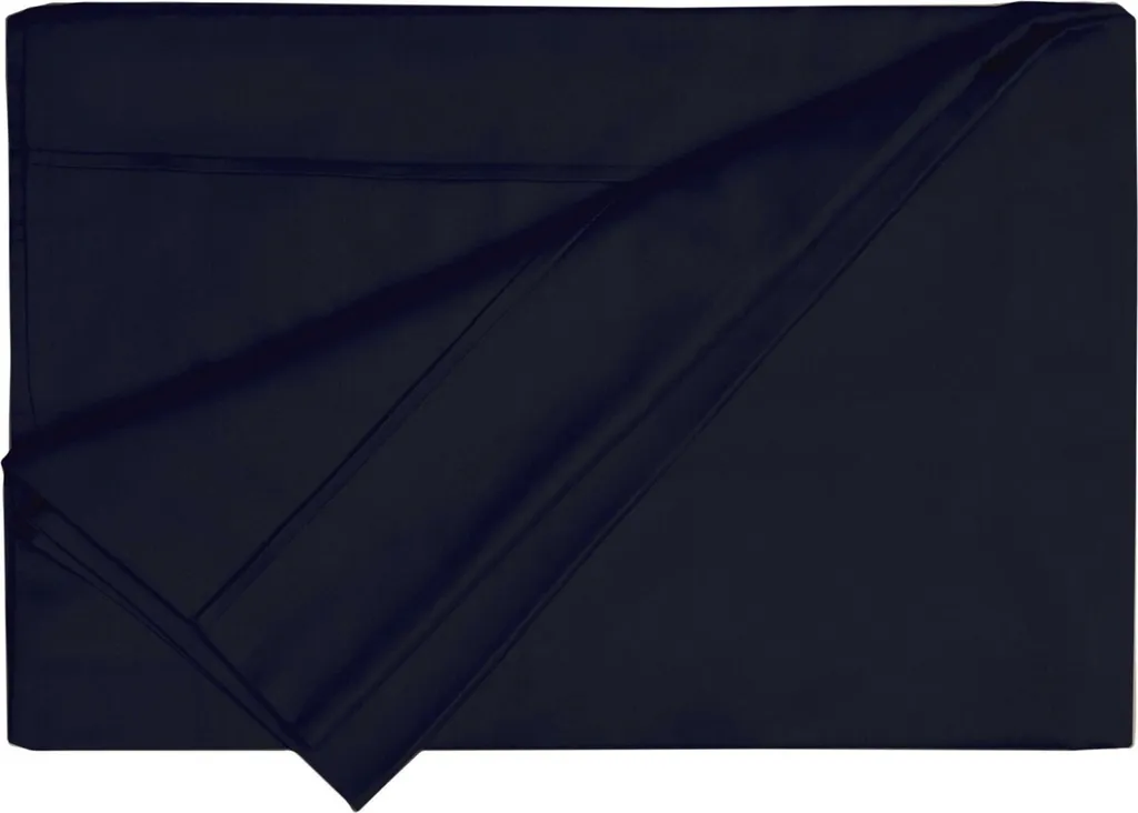 Drap plat Belledorm 200 fils en coton égyptien noir pour lit King