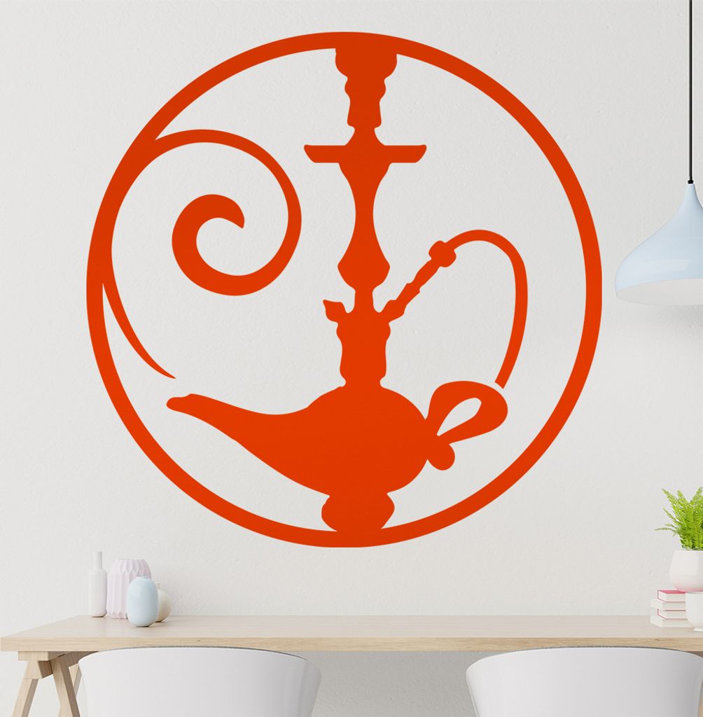 Wunderlampe Wandtattoo in 6 Größen - Wandaufkleber Wall Sticker - Dekoration, Küche, Wohnzimmer, Schlafzimmer, Badezimmer