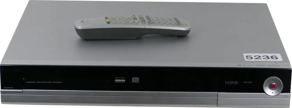 Philips DVDR3440H/31 Enregistreur DVD avec Disque Dur 80 Go Argenté