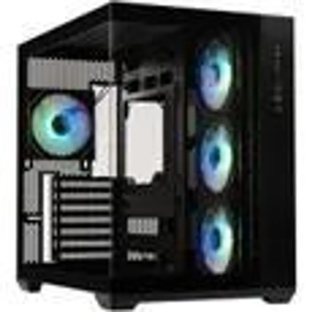 Case BitFenix AL118 ATX Black | Design Doppia Camera e Vetro Temperato
