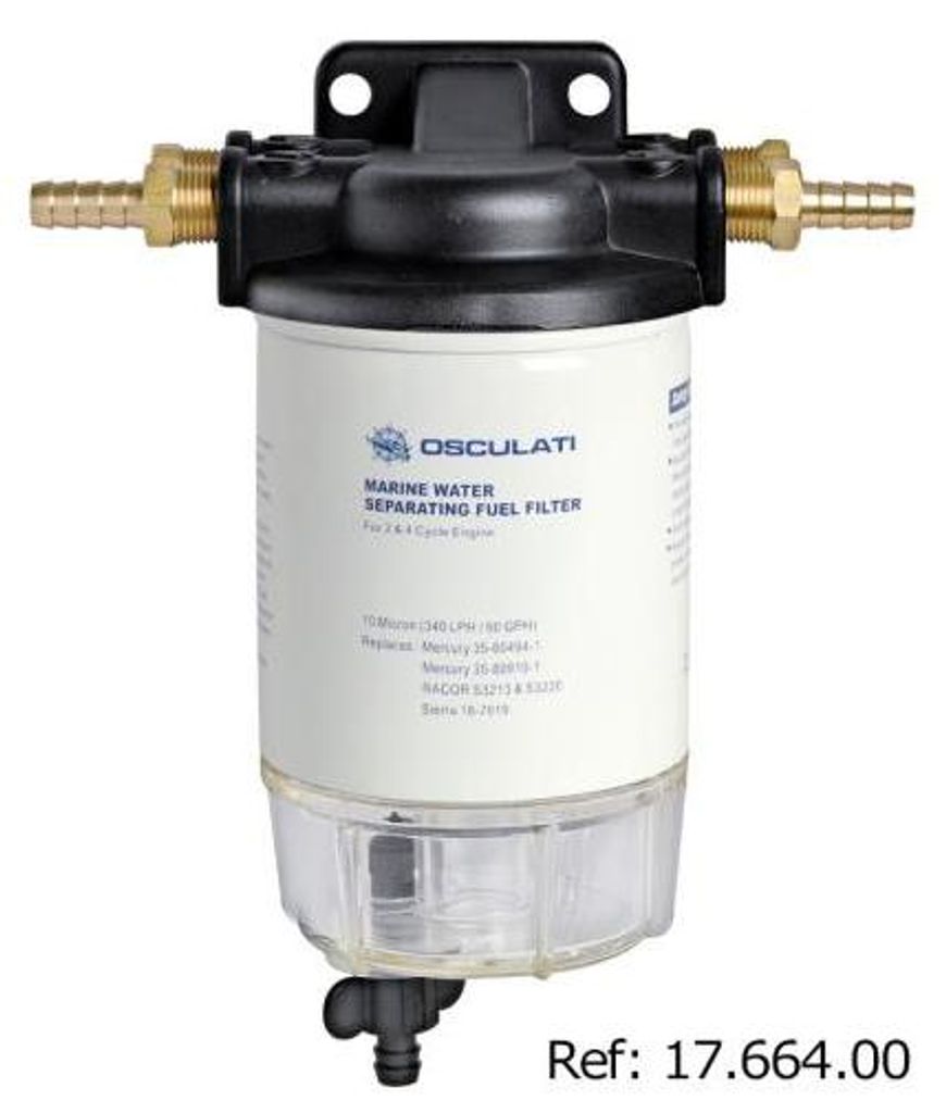 Osculati Separating Filter Petrol 192-410 l/h Lodní filtr Obrázek produktu 