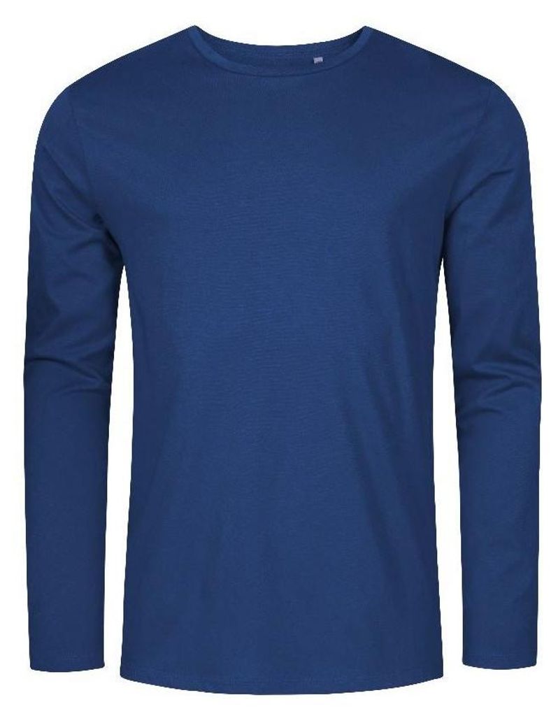 Promodoro - T-Shirt Rundhalsausschnitt für Herren Langärmlig LT3017 (XS) (Dunkelblau)