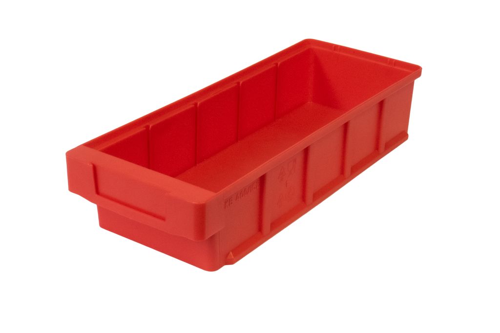 Regalkasten VKB 600x152x83 mm - rot, aus Polypropylen
