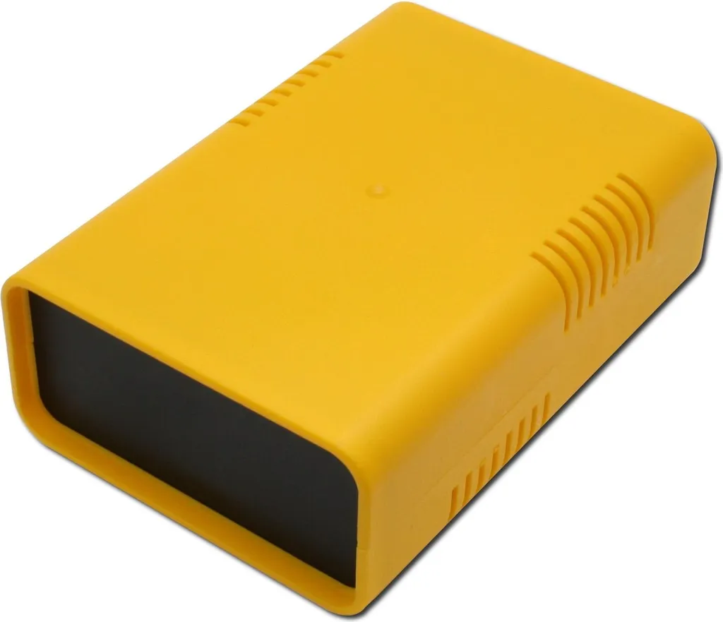 Involucro Universale Euro Box 95x135x45mm Giallo per PCB