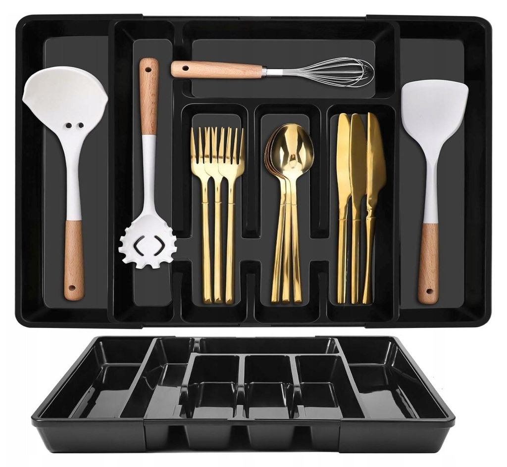 Organisateur à couverts, insert pour tiroir de cuisine, Image du produit 