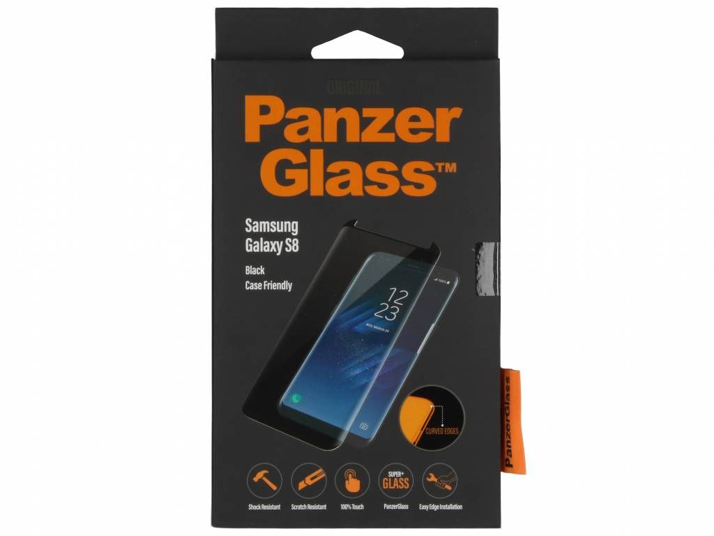 A product box for a screen protector.