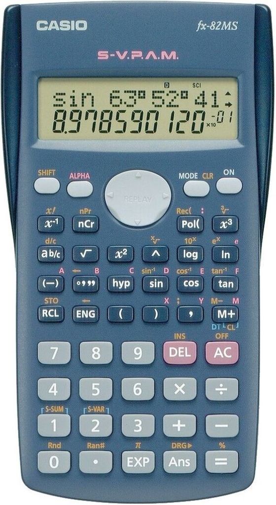 Casio FX-82MS, Desktop, Wissenschaftlicher Taschenrechner, Produktbild 