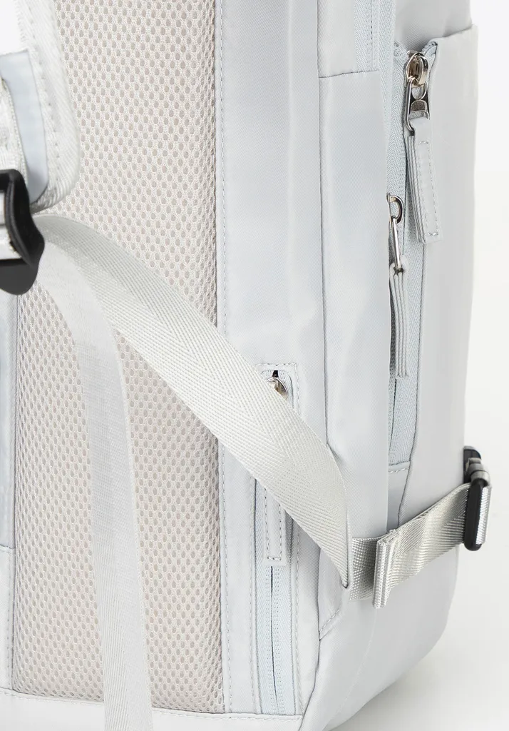 Sac à Dos Avion Multifonctionnel Blanc Crème Polyester Extensible - 12