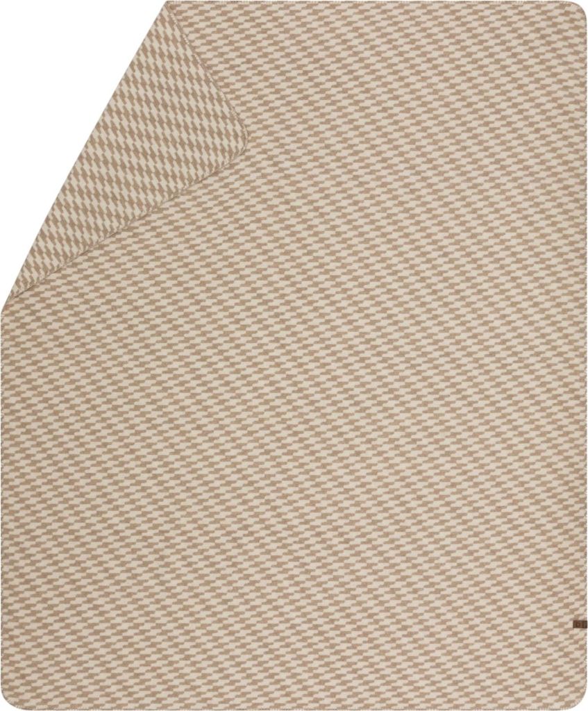 Wolldecke Welle Farbe Natur 160x200cm von David Fussenegger