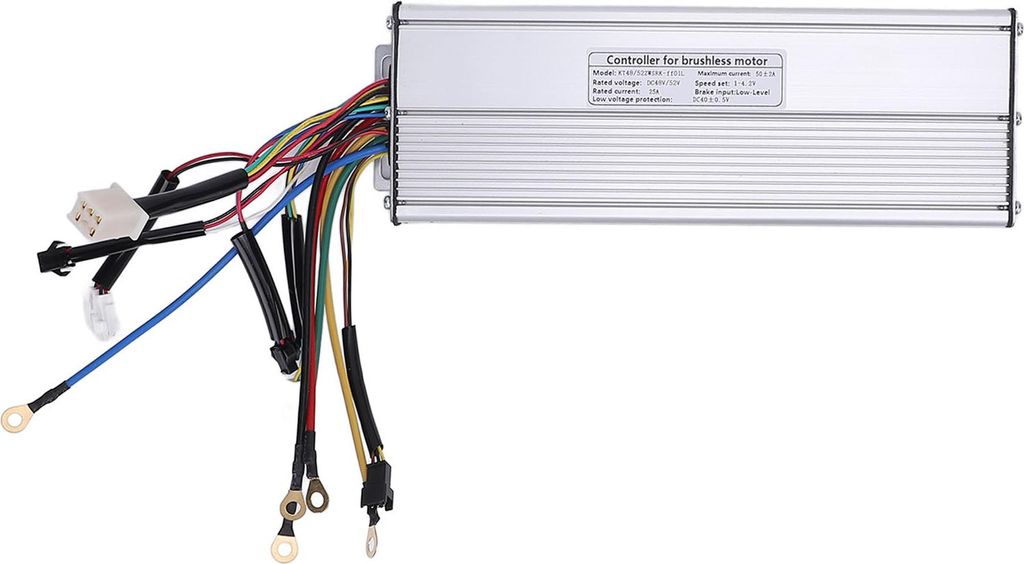 Motor Controller 48 V 52 V 1500W 2000 W 50A Quadratwelle 18 Rohr mit Lampenleitung für KT -Messgerät