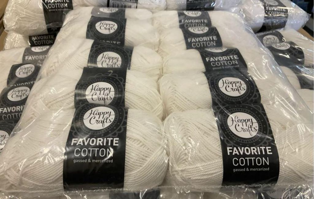 10 x 50g (500 g) Häkelgarn, Topflappengarn, Stricken, Produktbild 