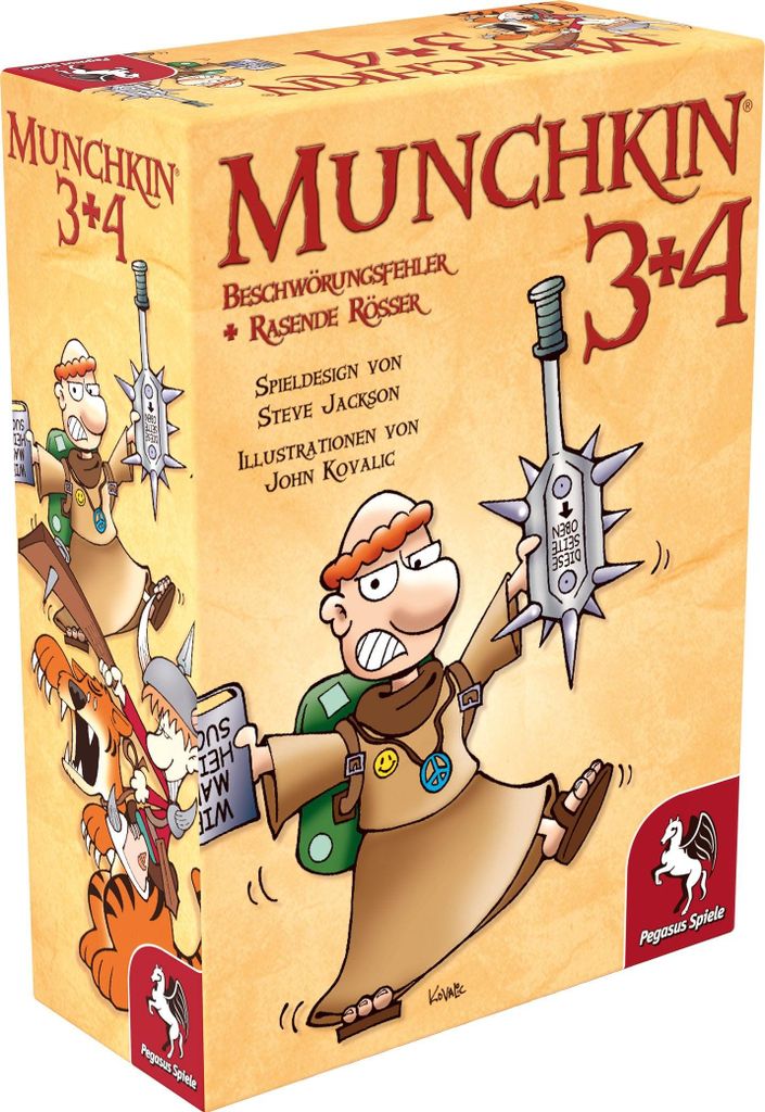 Strategiespiel Munchkin Erweiterung 3 und 4