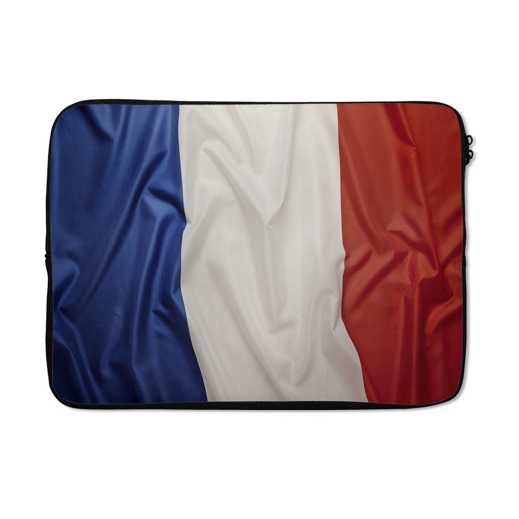 MuchoWow Laptop Hülle 13 Zoll Nahaufnahme der Flagge von Frankreich Laptoptasche - Laptophülle - Sleeve - Rundumschutz
