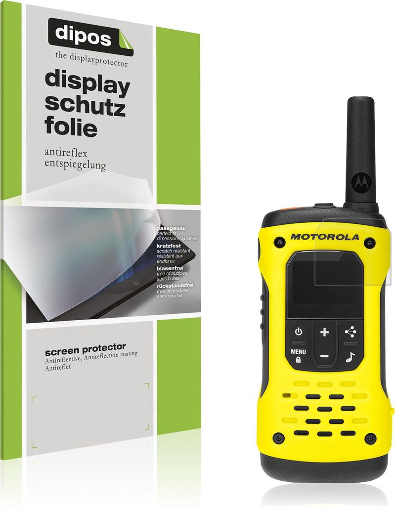 4x Schutzfolie für Motorola TLKR T92 H2O matt Displayschutzfolie Folie Display Schutz dipos