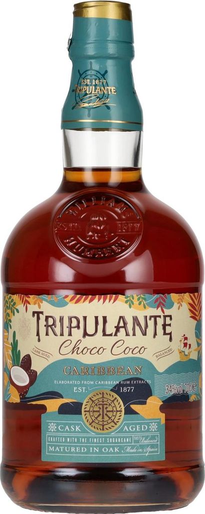 Tripulante Choco Coco Caribbean 34% Vol. 0,7l