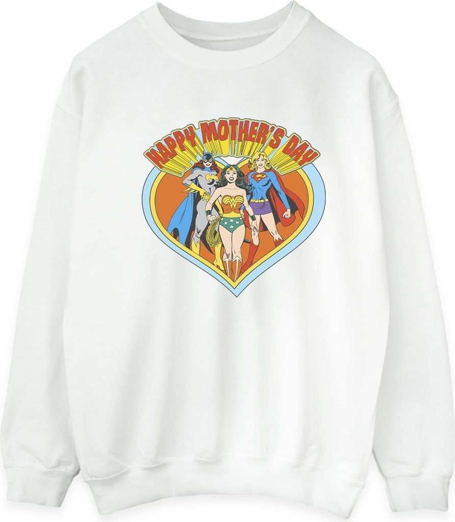 DC Comics - "Mother's Day" Sweatshirt für Herren BI48616 (S) (Weiß)
