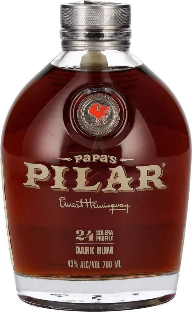 Papa's Pilar 24 Solera Profile DARK RUM 43 %  0,70 lt. Produktbild 