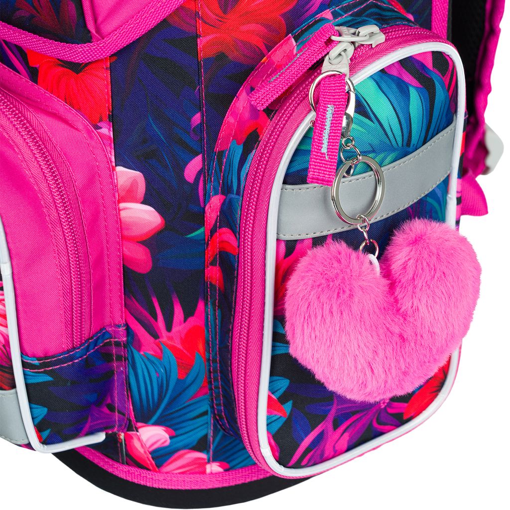 BAAGL Ergo Flamingos Schulranzen-Set 3tlg: Schulranzen, Produktbild 7